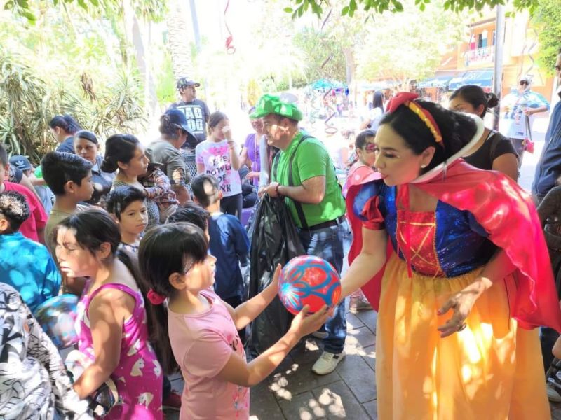 Vivieron con alegría infantes de Penjamillo el día del niño y la niña.